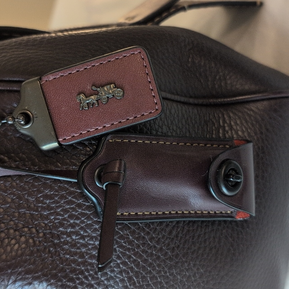 Coach 1941 Rogue Satchel In Oxblood - Picture 8 of 13